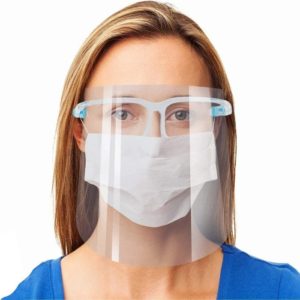 Protective Face Shield, Fully Transparent (5pcs set)