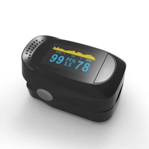 Fingertip Pulse Oximeter & Blood Oxygen Saturation Monitor