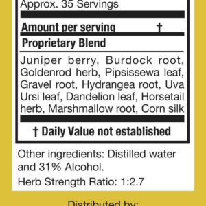 SpeedyVite Kidney Cleanse Supplement – Organic (2 Fl Oz Drops)