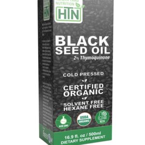 Black Seed Oil Liquid (Cold Pressed) 16.9 Fl. Oz Non-GMO