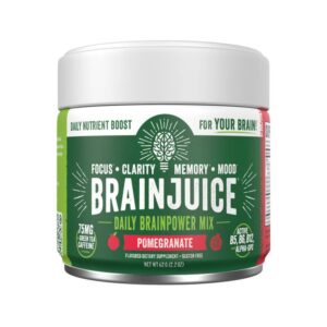 BRAINJUICE Pomegranate Daily BrainPower Mix – 15 Servings