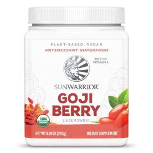 Organic Goji Berry Juice Powder – 250g – 25 Servings