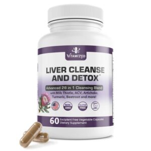 Liver Cleanse And Detox Supplement – 28 In 1 Powerful Blend